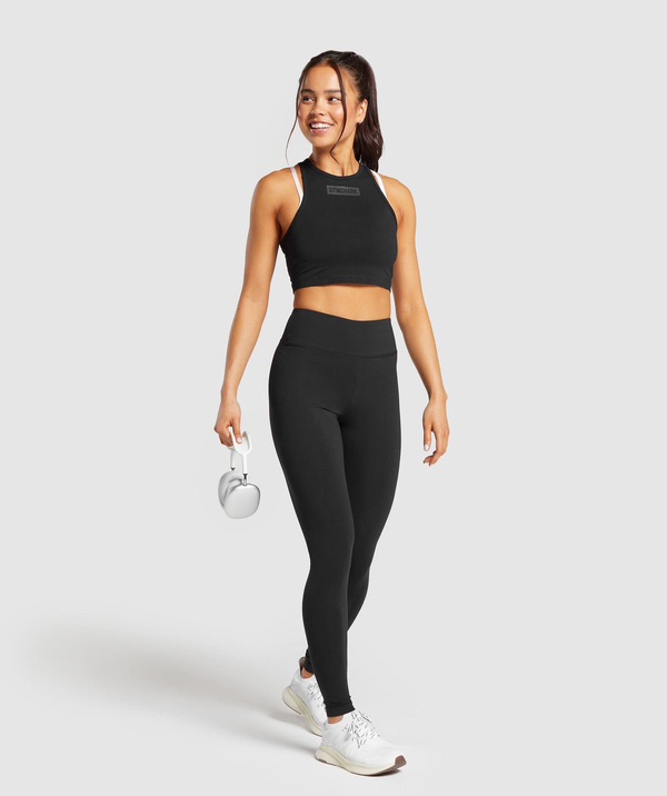 Block Crop Tank