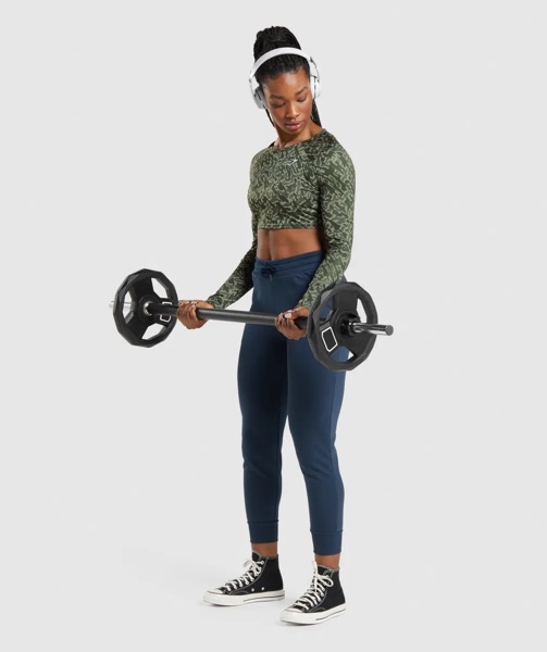 Training Long Sleeve Crop Top