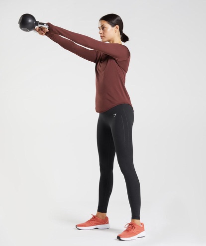 Sweat Seamless Long Sleeve Top