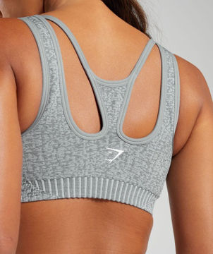 Marl Seamless Scoop Bra