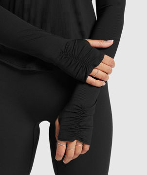 Elevatae Long Sleeve Ruched Top