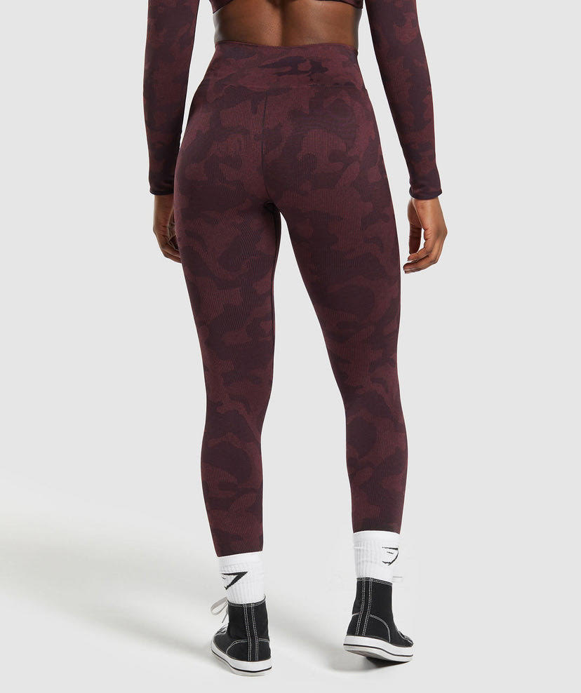 Adapt Camo Seamless Ribbed Leggings