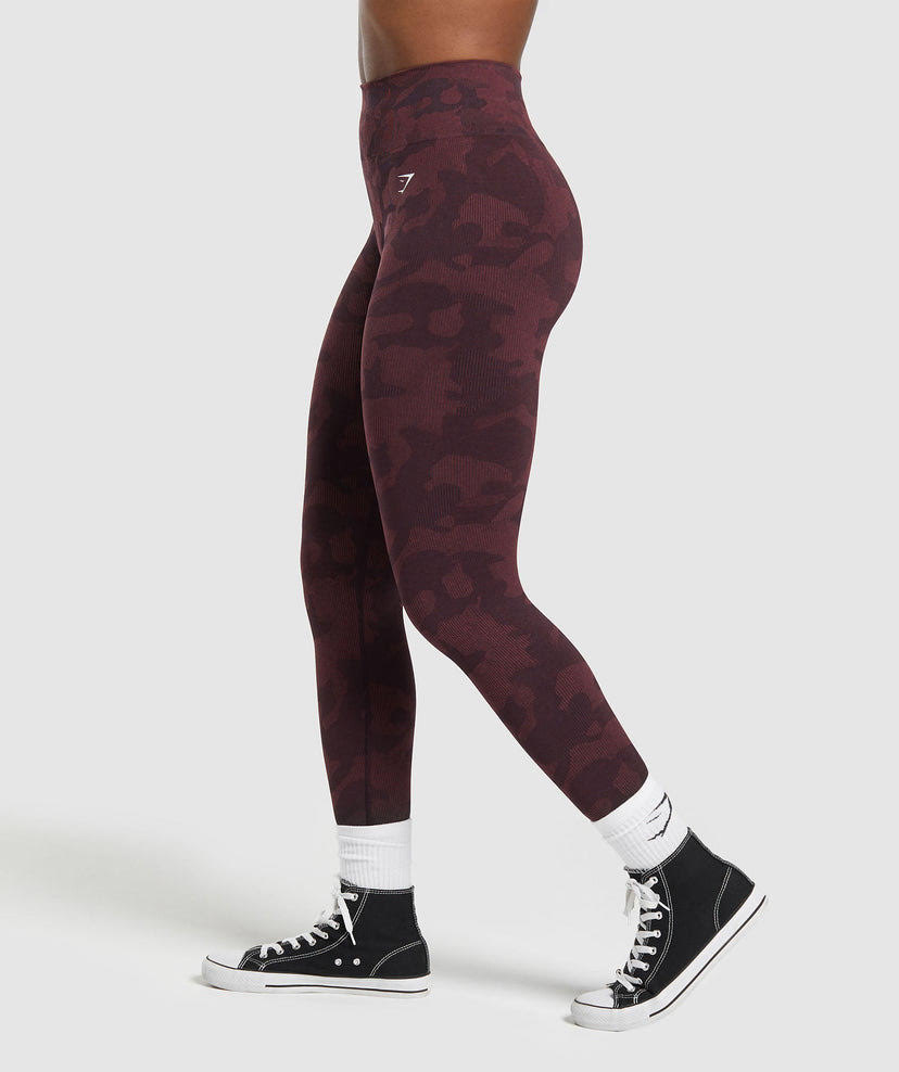 Adapt Camo Seamless Ribbed Leggings