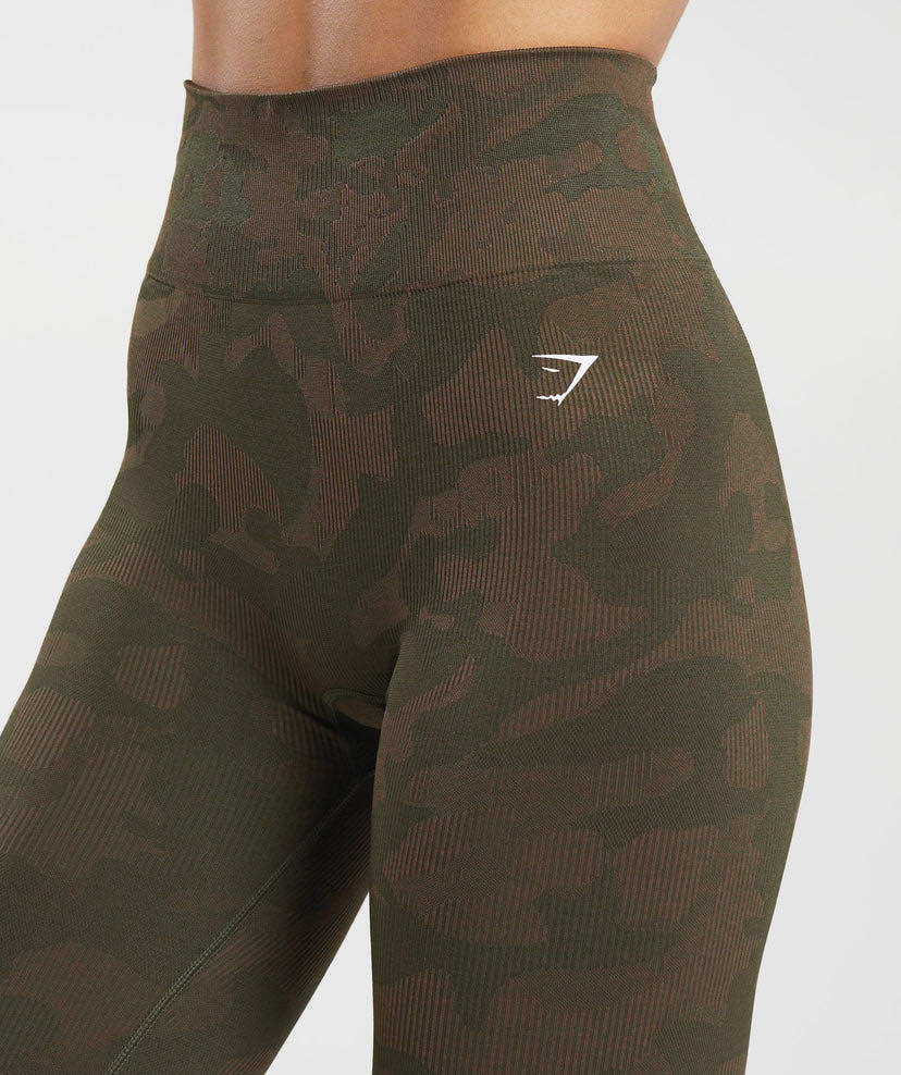 Adapt Camo Seamless Ribbed Leggings