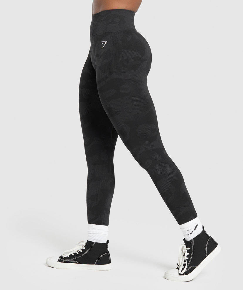 Adapt Camo Seamless Ribbed Leggings