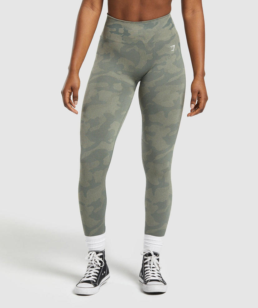 Adapt Camo Seamless Ribbed Leggings