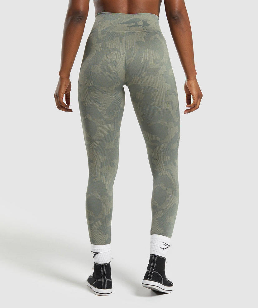 Adapt Camo Seamless Ribbed Leggings