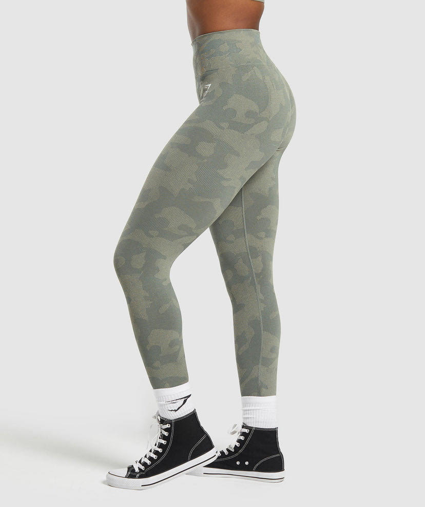 Adapt Camo Seamless Ribbed Leggings