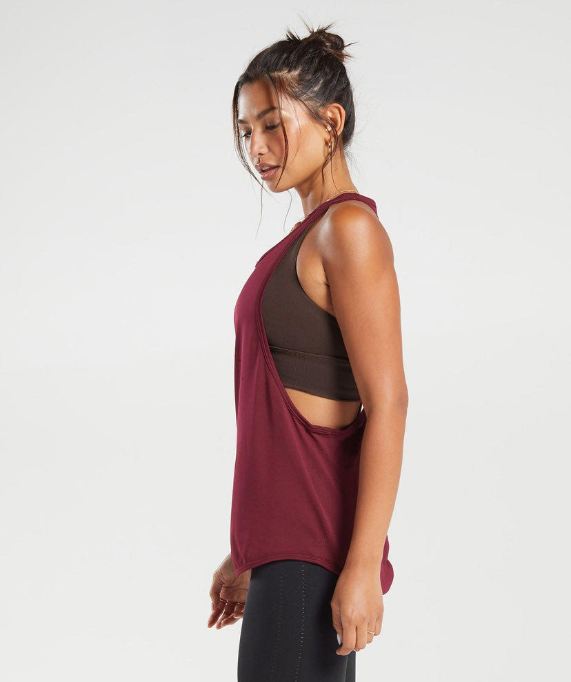 Sweat Seamless Longline Tnk
