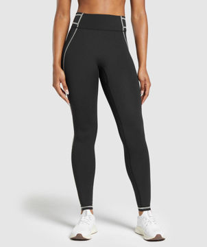 stitch feature leggings