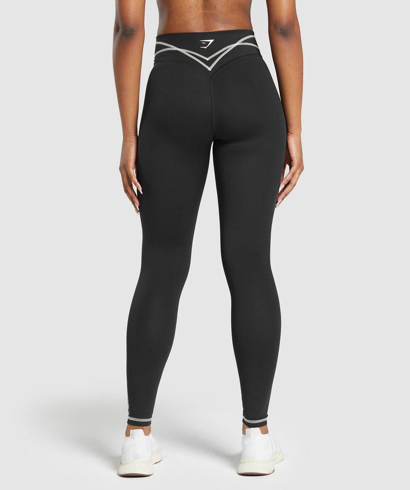 stitch feature leggings