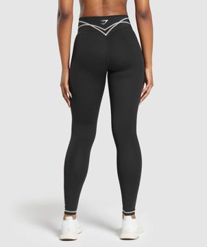 stitch feature leggings