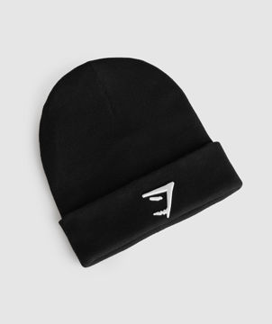 REVERSE JACQUARD BEANIE