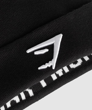 REVERSE JACQUARD BEANIE
