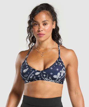 BANDANA PRINT MINIMAL BRA