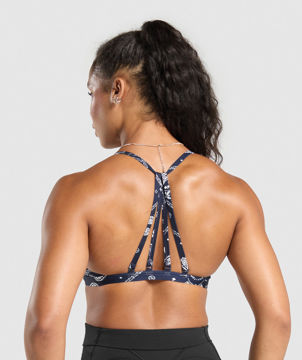 BANDANA PRINT MINIMAL BRA