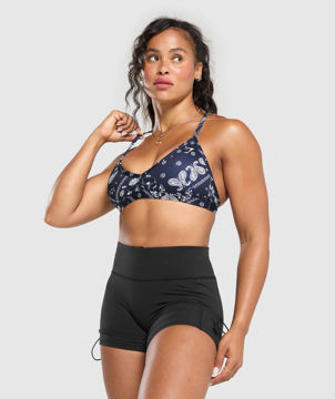 BANDANA PRINT MINIMAL BRA