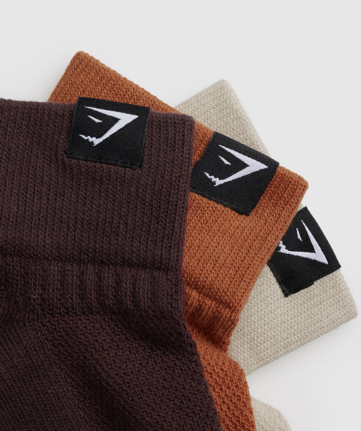WOVEN TAB QUARTER SOCKS 3PK