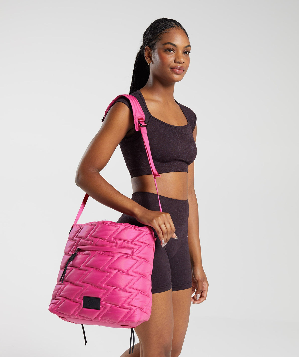 QUILTED YOGA TOTE