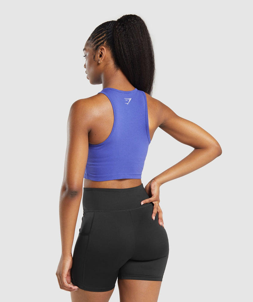Block Crop Tank