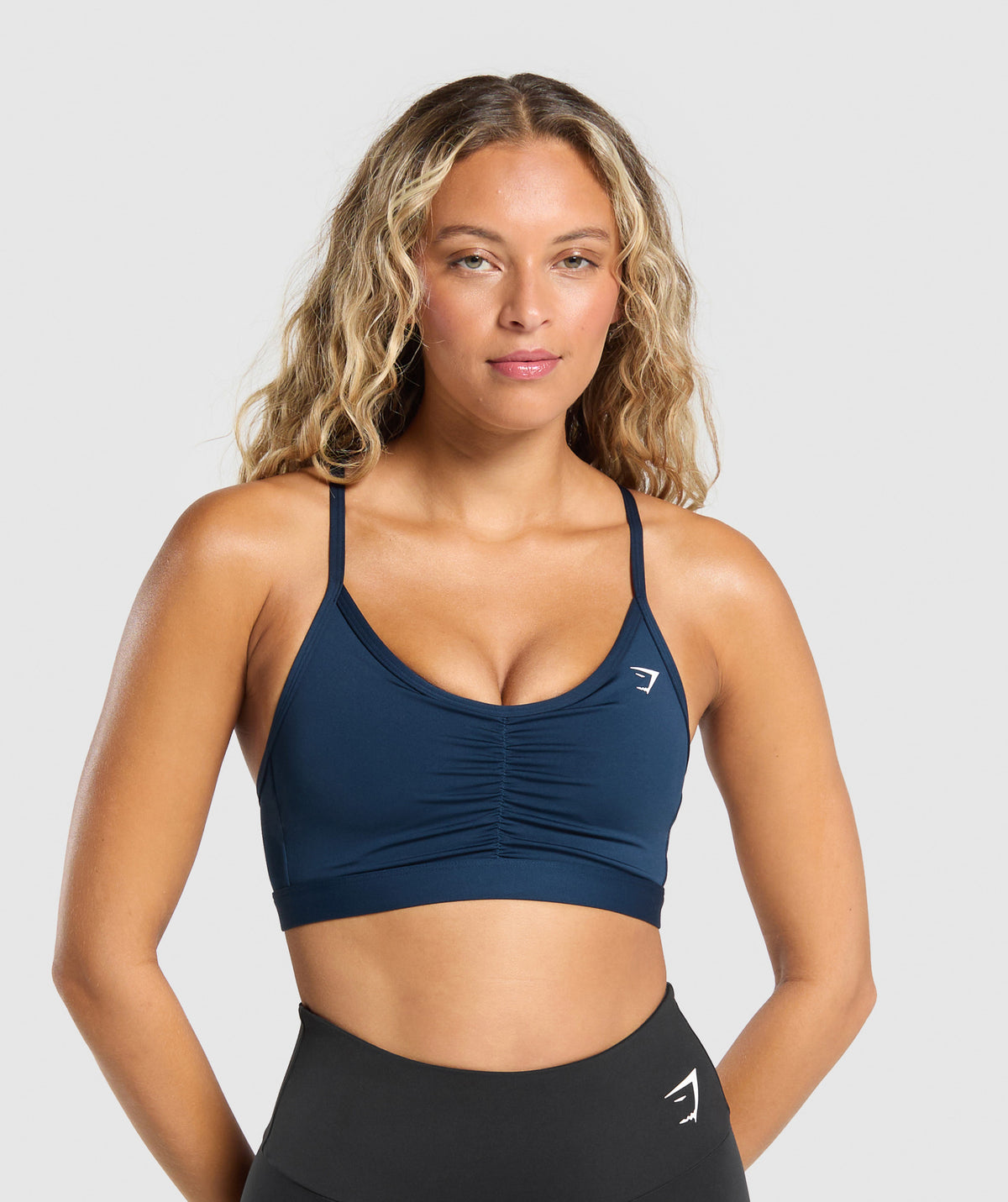 RUCHED SPORTS BRA