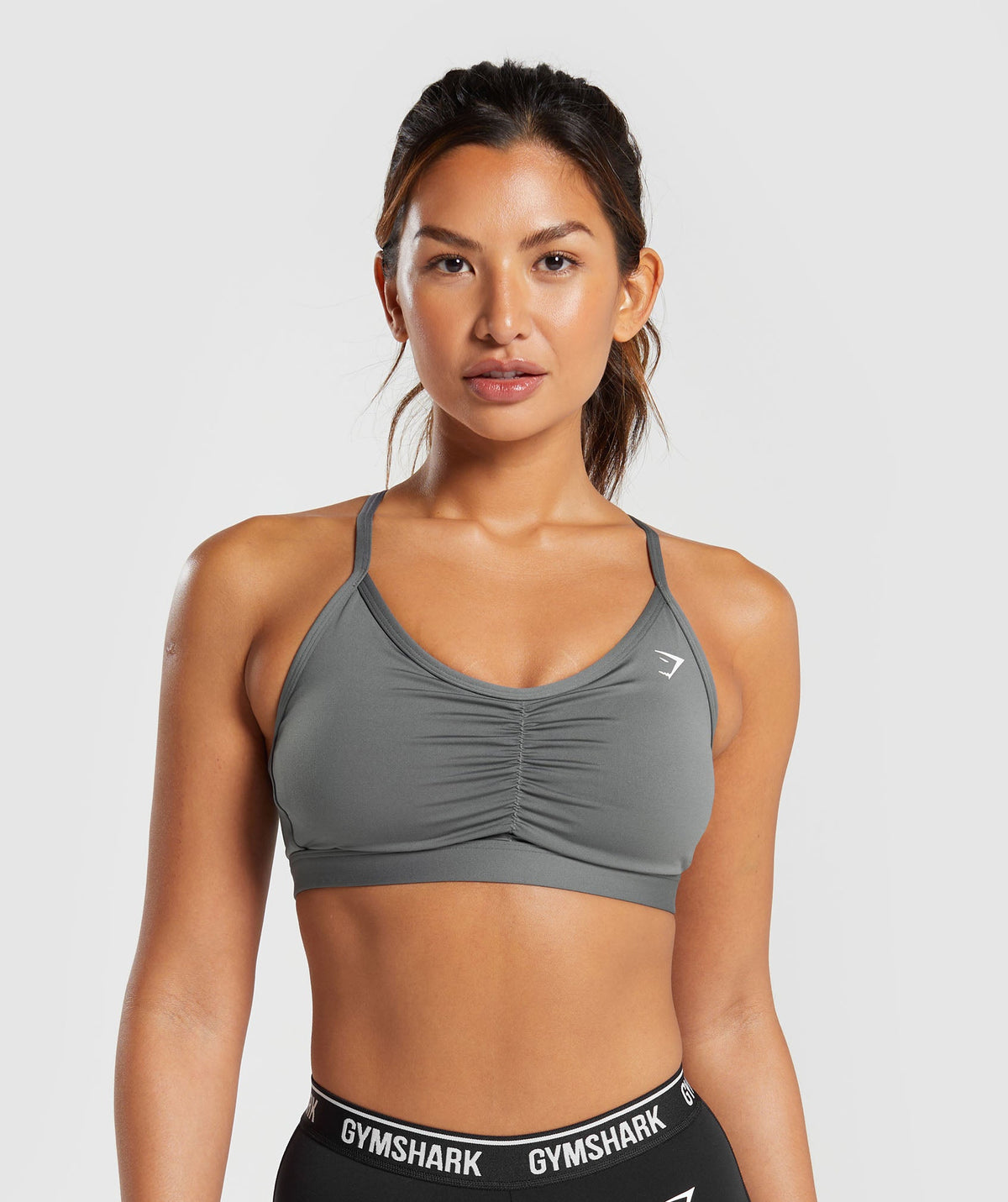 RUCHED SPORTS BRA