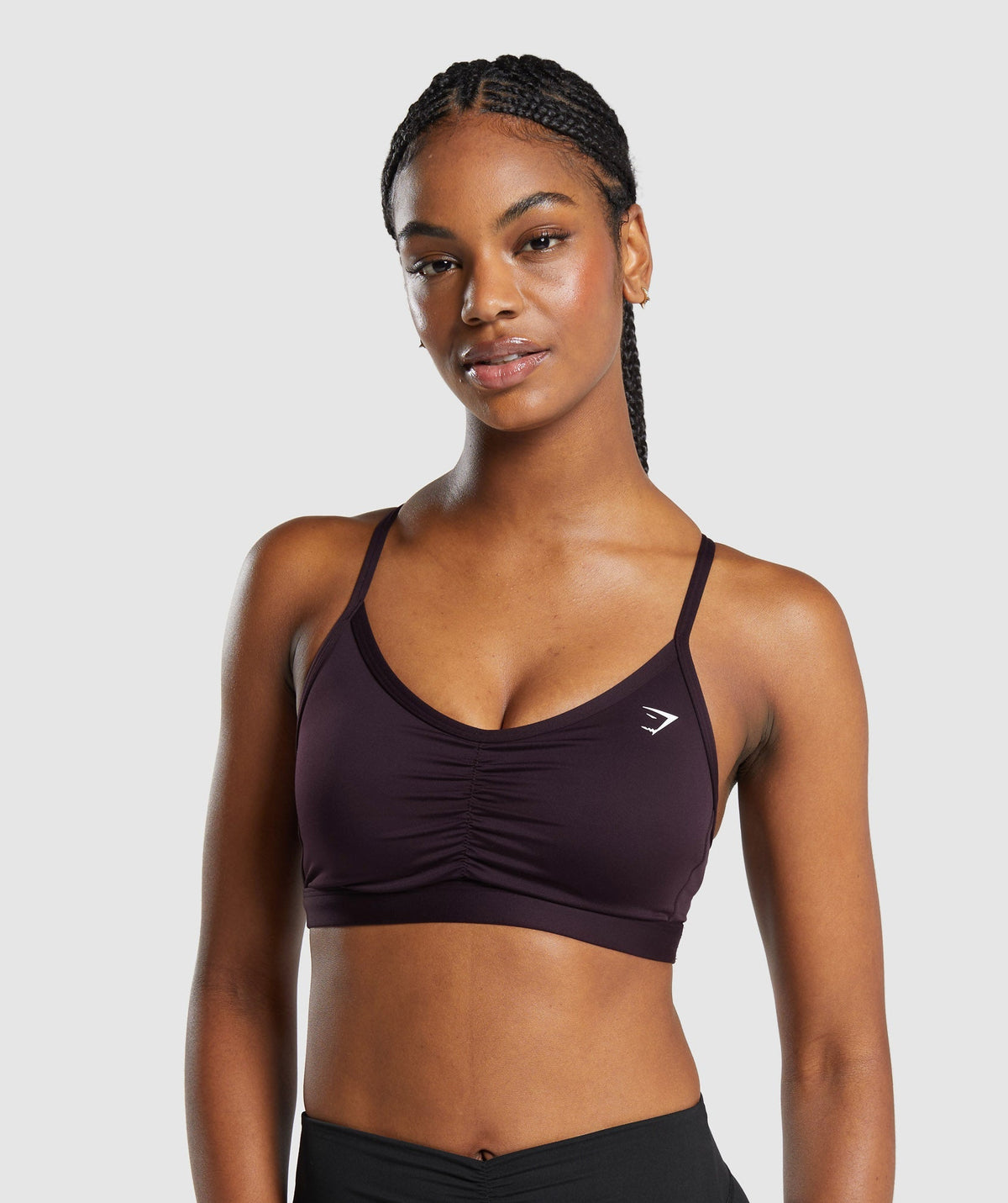 RUCHED SPORTS BRA