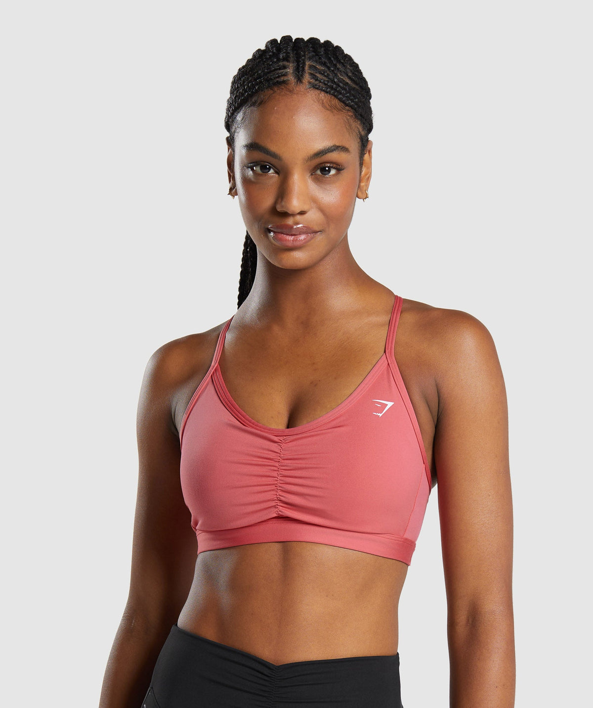 RUCHED SPORTS BRA