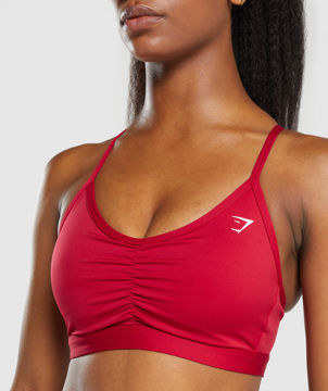 RUCHED SPORTS BRA