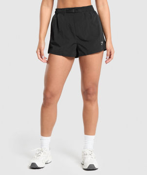 BUCKLE WAISTED SHORTS