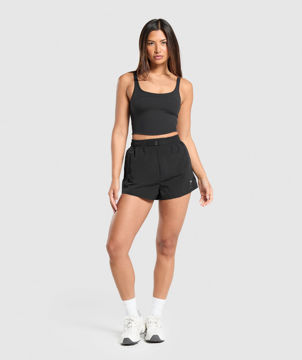 BUCKLE WAISTED SHORTS