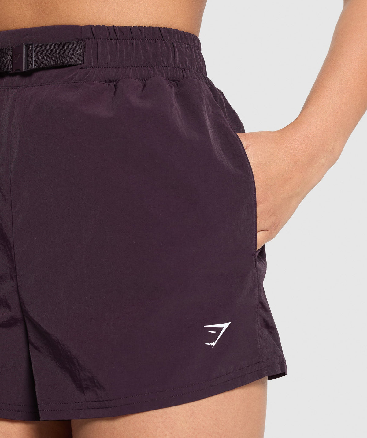 BUCKLE WAISTED SHORTS