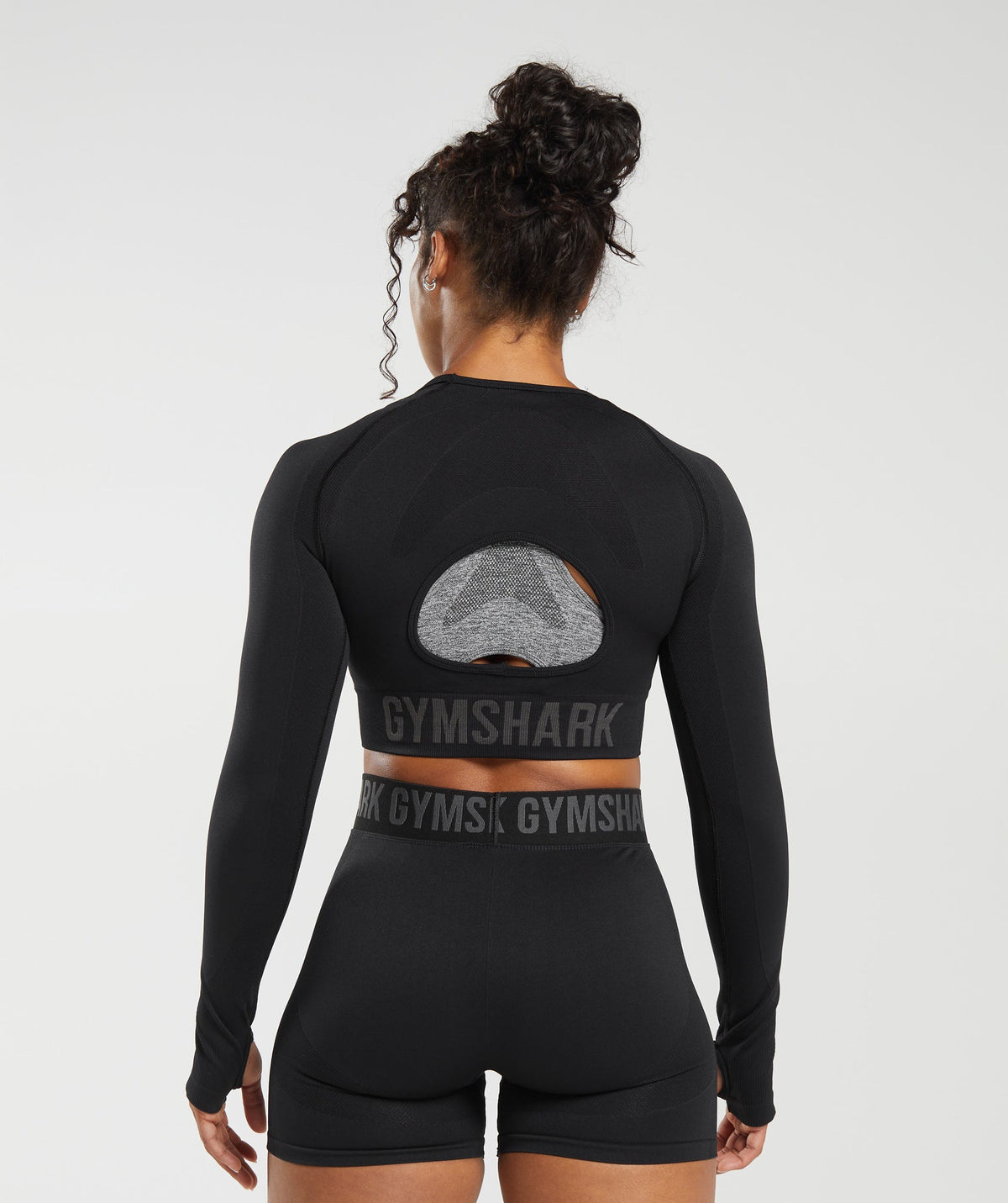 FLEX LONG SLEEVE CROP TOP