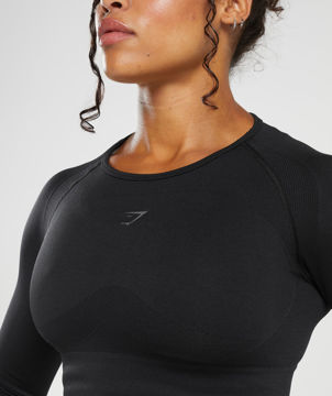 FLEX LONG SLEEVE CROP TOP