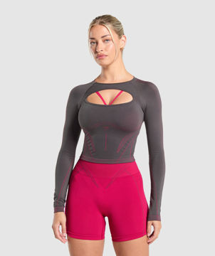 APEX CONTRAST LONG SLEEVE TOP