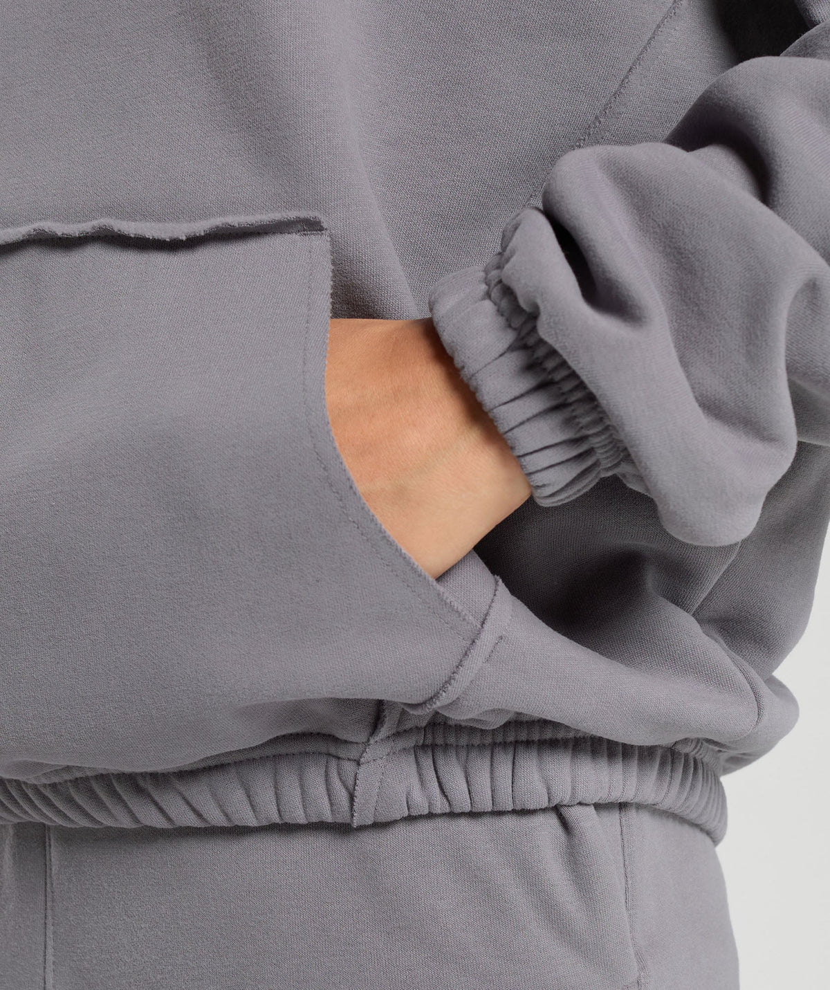 FLEECE OVERSIZED SWEATSHIRT