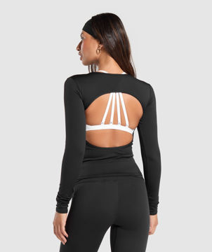 EVERYDAY OPEN BACK LONG SLEEVE TOP