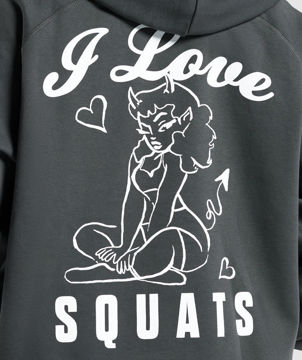 I LOVE SQUATS HOODIE