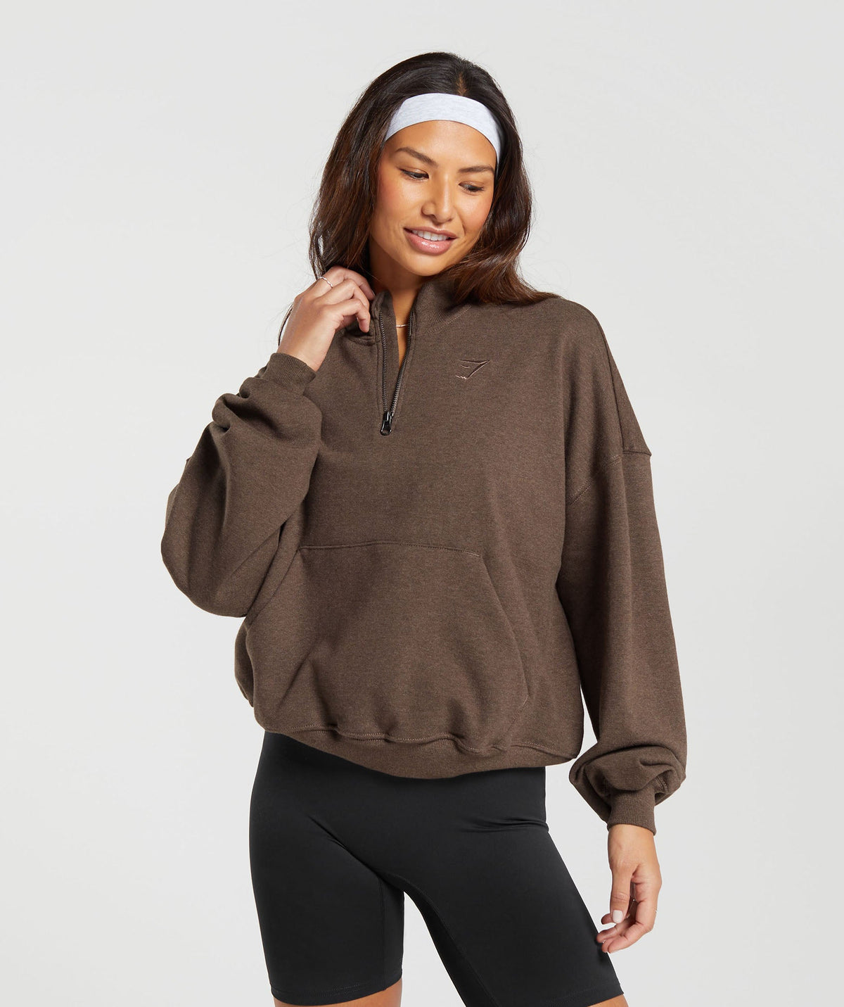 REST DAY SWEATS 1/2 ZIP PULLOVER