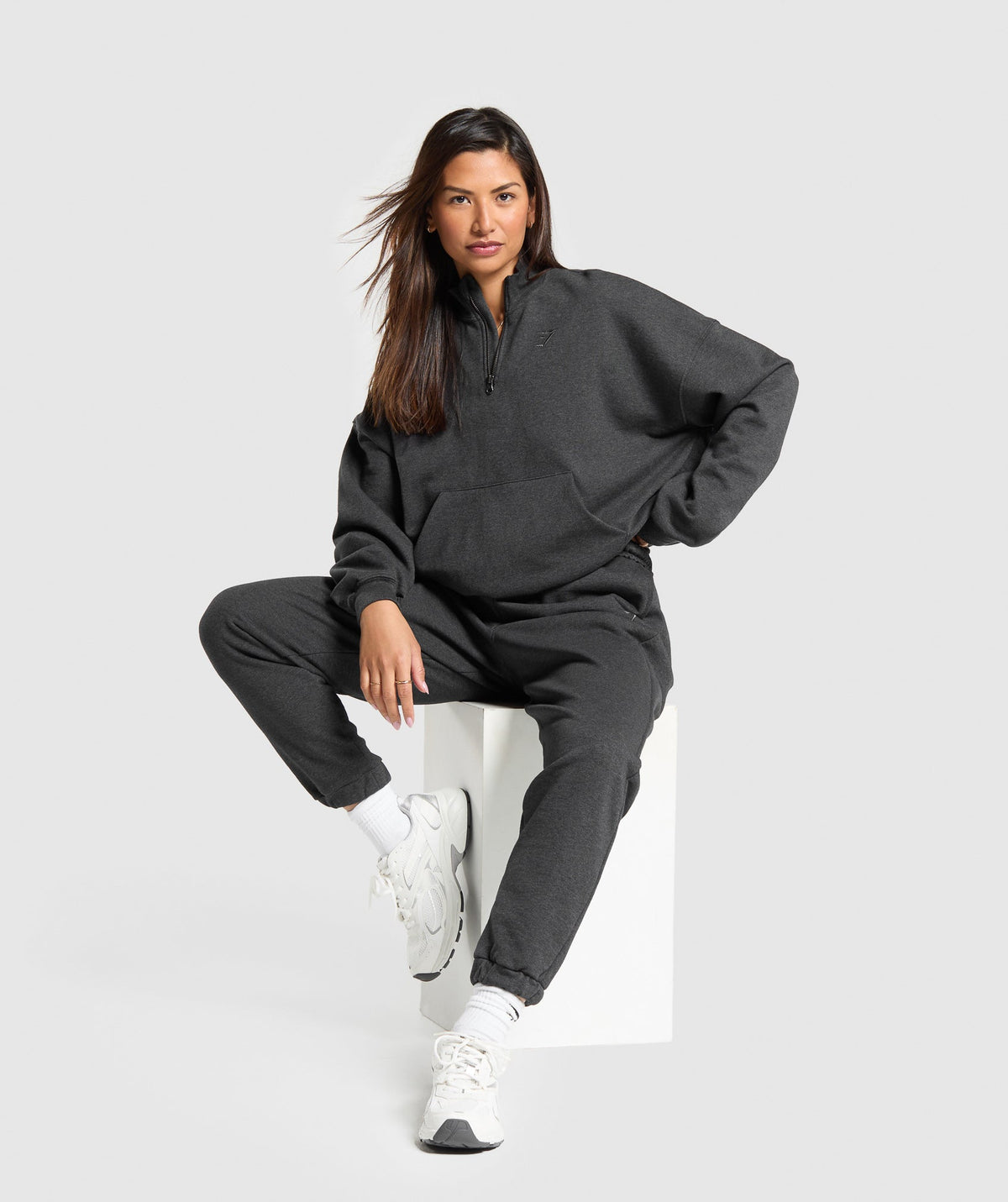 REST DAY SWEATS 1/2 ZIP PULLOVER