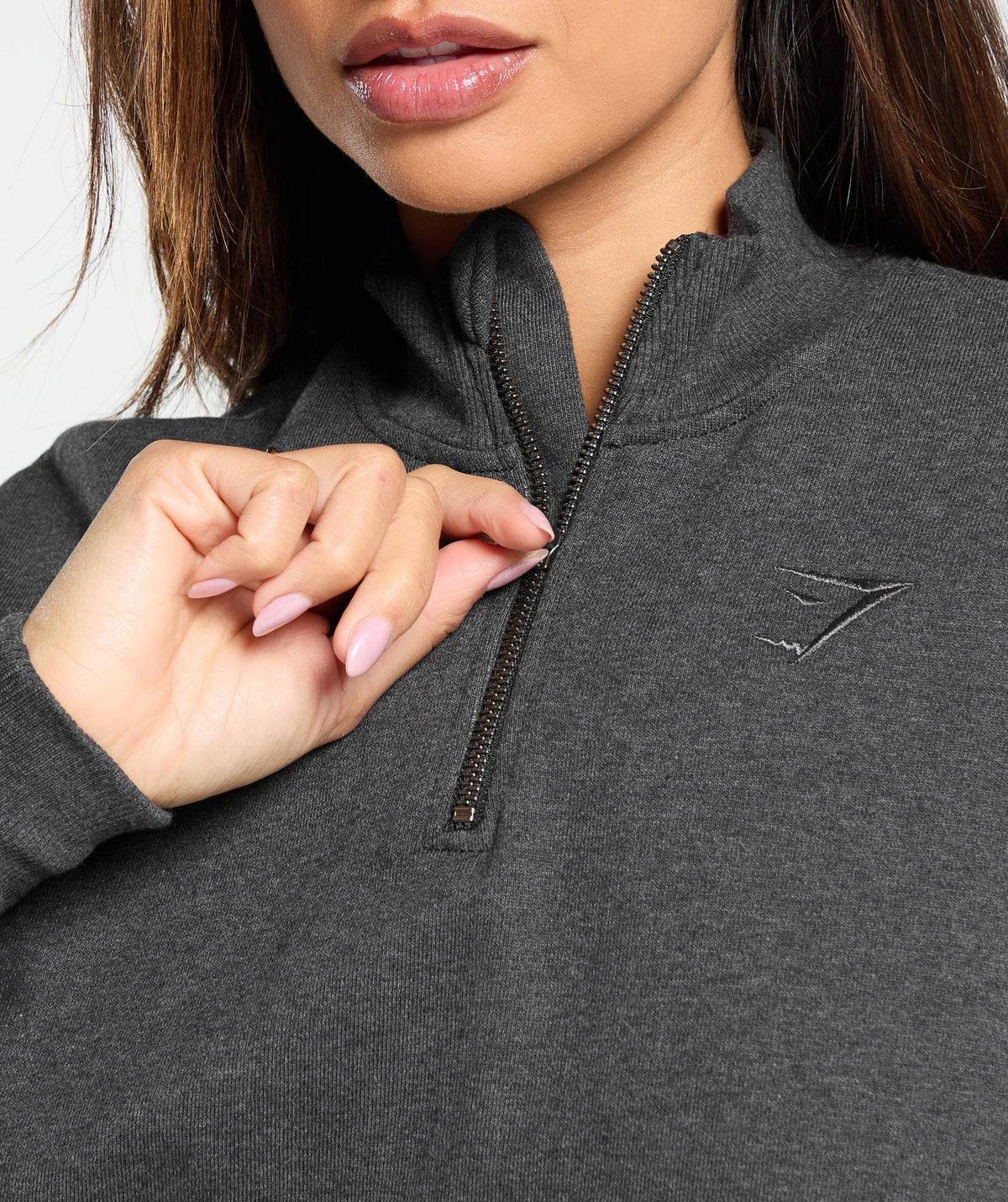 REST DAY SWEATS 1/2 ZIP PULLOVER