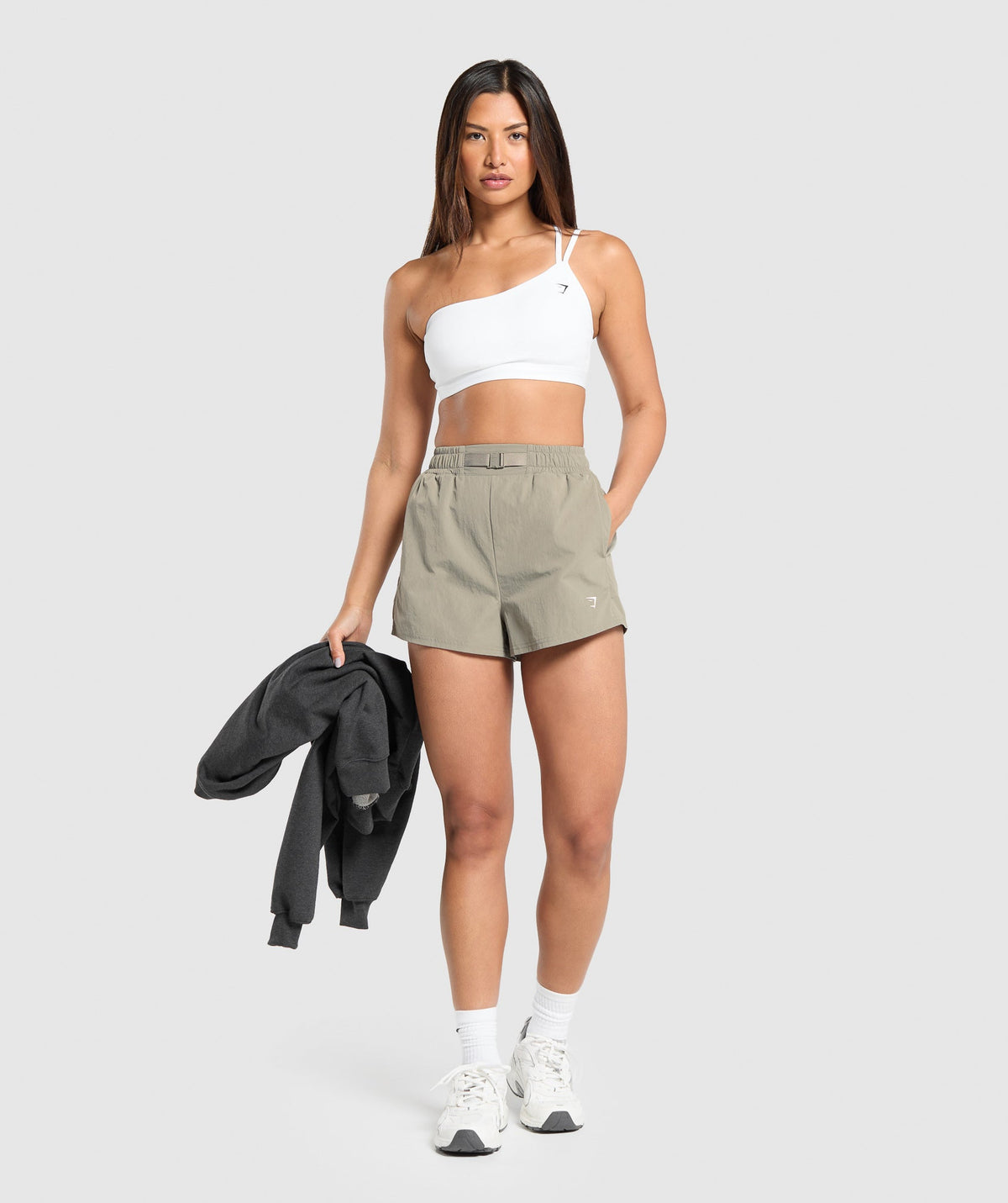 BUCKLE WAISTED SHORTS