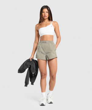 BUCKLE WAISTED SHORTS