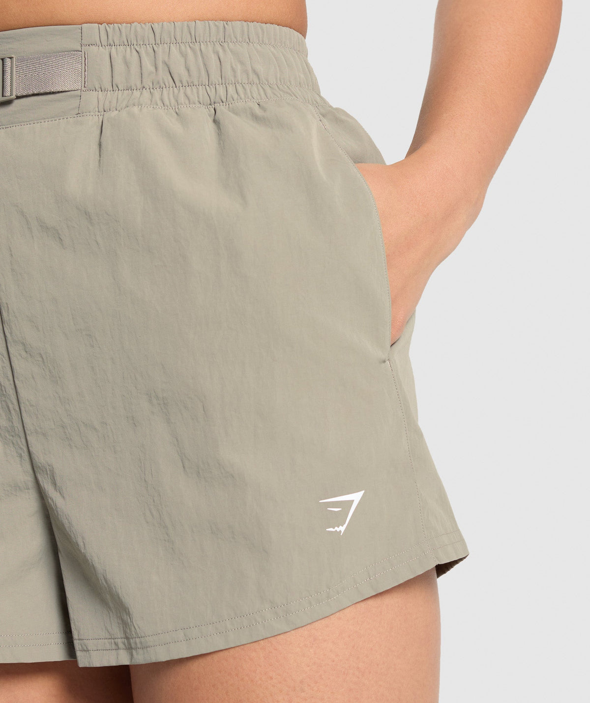 BUCKLE WAISTED SHORTS