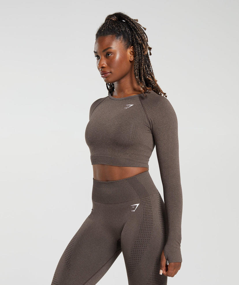 Vital Seamless 2.0 Long Sleeve Crop Top