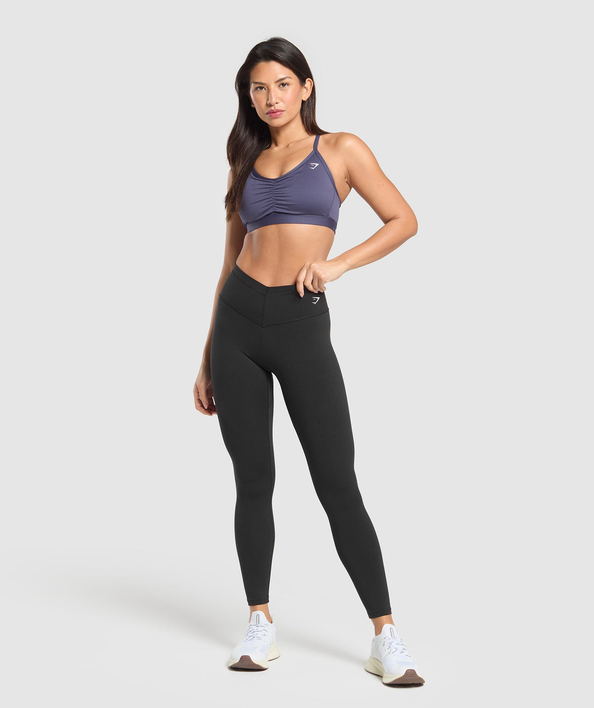 RUCHED SPORTS BRA