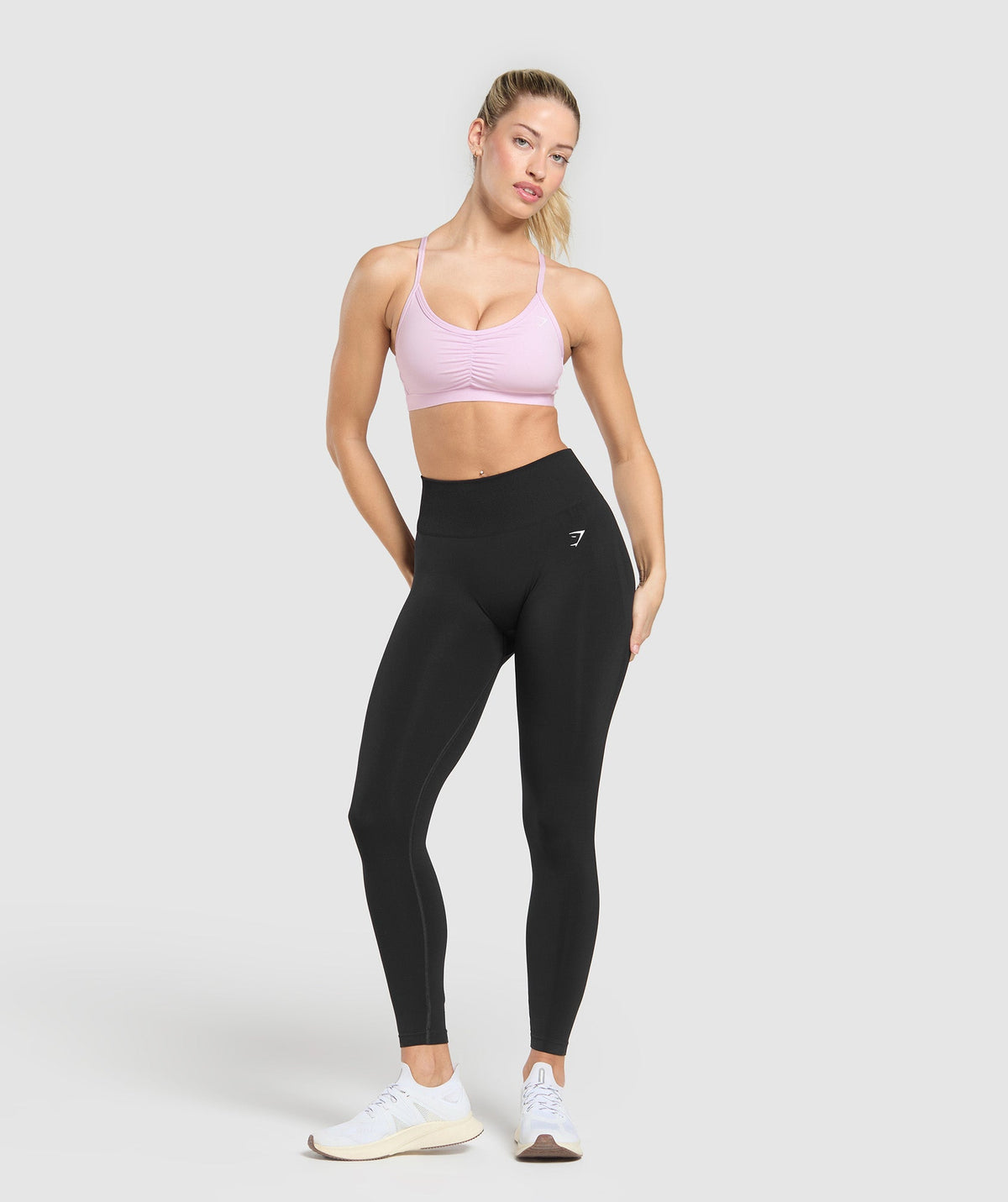 RUCHED SPORTS BRA