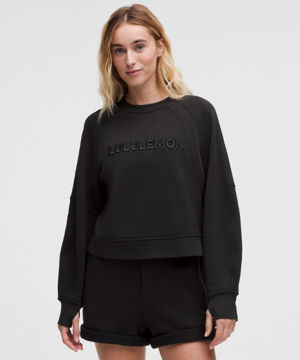 Scuba sweater in oversized fit logo