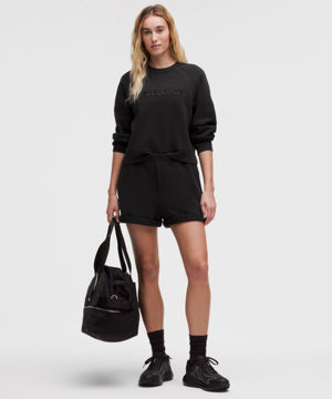 Scuba sweater in oversized fit logo