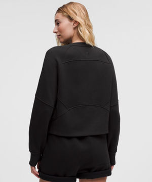 Scuba sweater in oversized fit logo